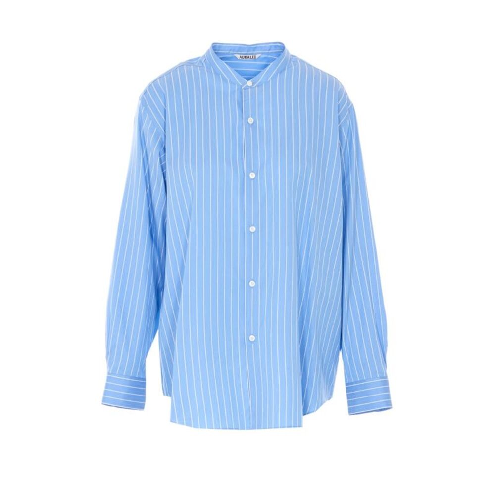 Auralee Men Striped Shirt